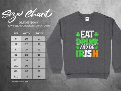 Physical Item Drink Irish Design for Unisex Irish T-shirt Sweatshirt