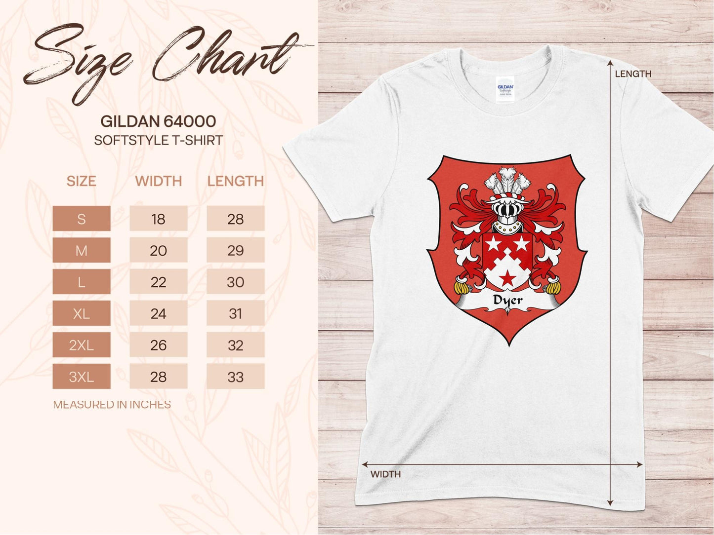 Physical Item Dyer Coat Of Arms Family Crest Heritage Pride T-Shirt