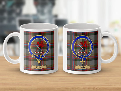 Physical Item Edie Clan Scottish Tartan Crest Mug