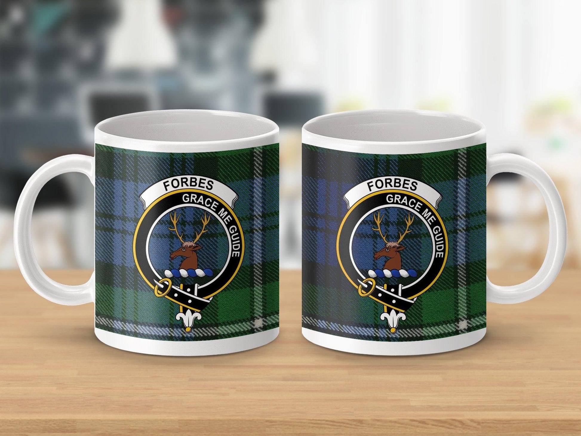 Physical Item Forbes Clan Grace Me Guide Tartan Mug