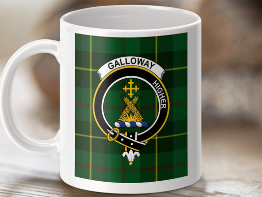 Physical Item Galloway Scottish Tartan Clan Crest Mug