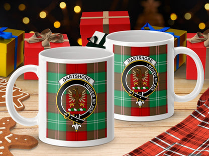 Physical Item Gartshore Renew My Age Clan Crest Tartan Mug