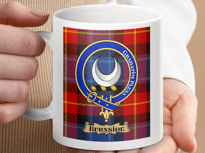 Physical Item Gradatim Plena Burnside Scottish Tartan Mug