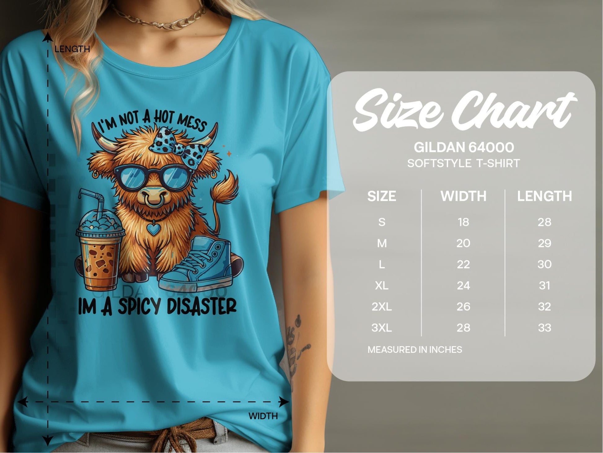 Physical Item Highland Cow Cute Shirt, Funny Spicy Disaster Graphic Tee, Trendy Highland Cow Sweatshirt, Gift for Cow Lover