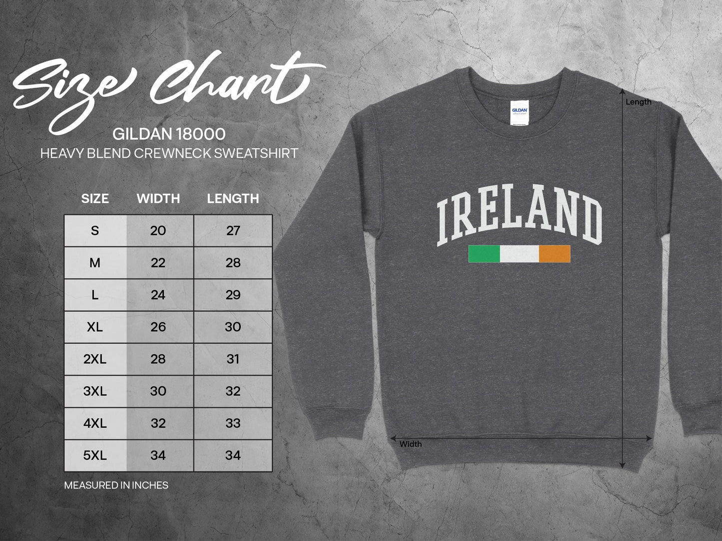 Physical Item Ireland Flag Design for Irish Pride T-shirt Sweatshirt