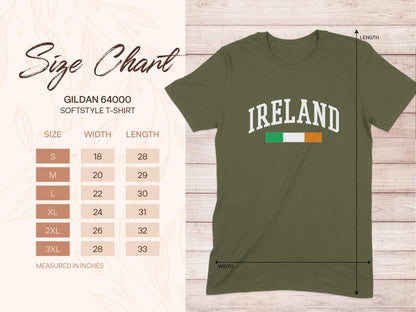 Physical Item Ireland Flag Design for Irish Pride T-shirt Sweatshirt