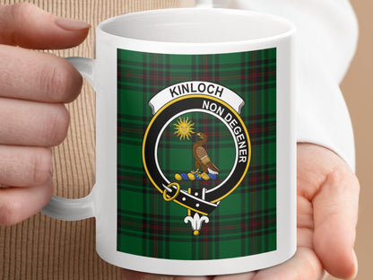 Physical Item Kinloch Clan Scottish Tartan Crest Mug