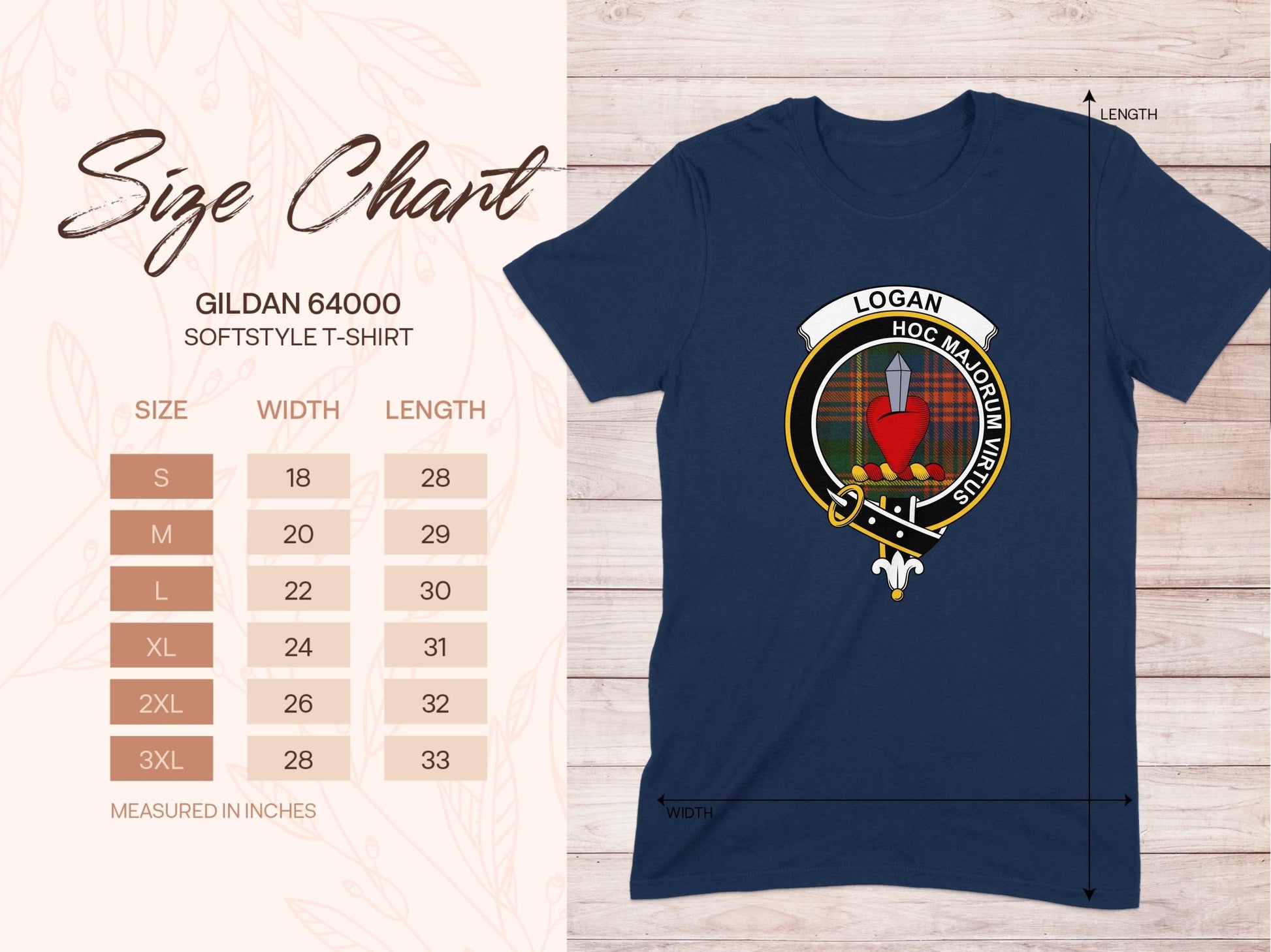Physical Item Logan Clan Scottish Tartan Crest T-Shirt