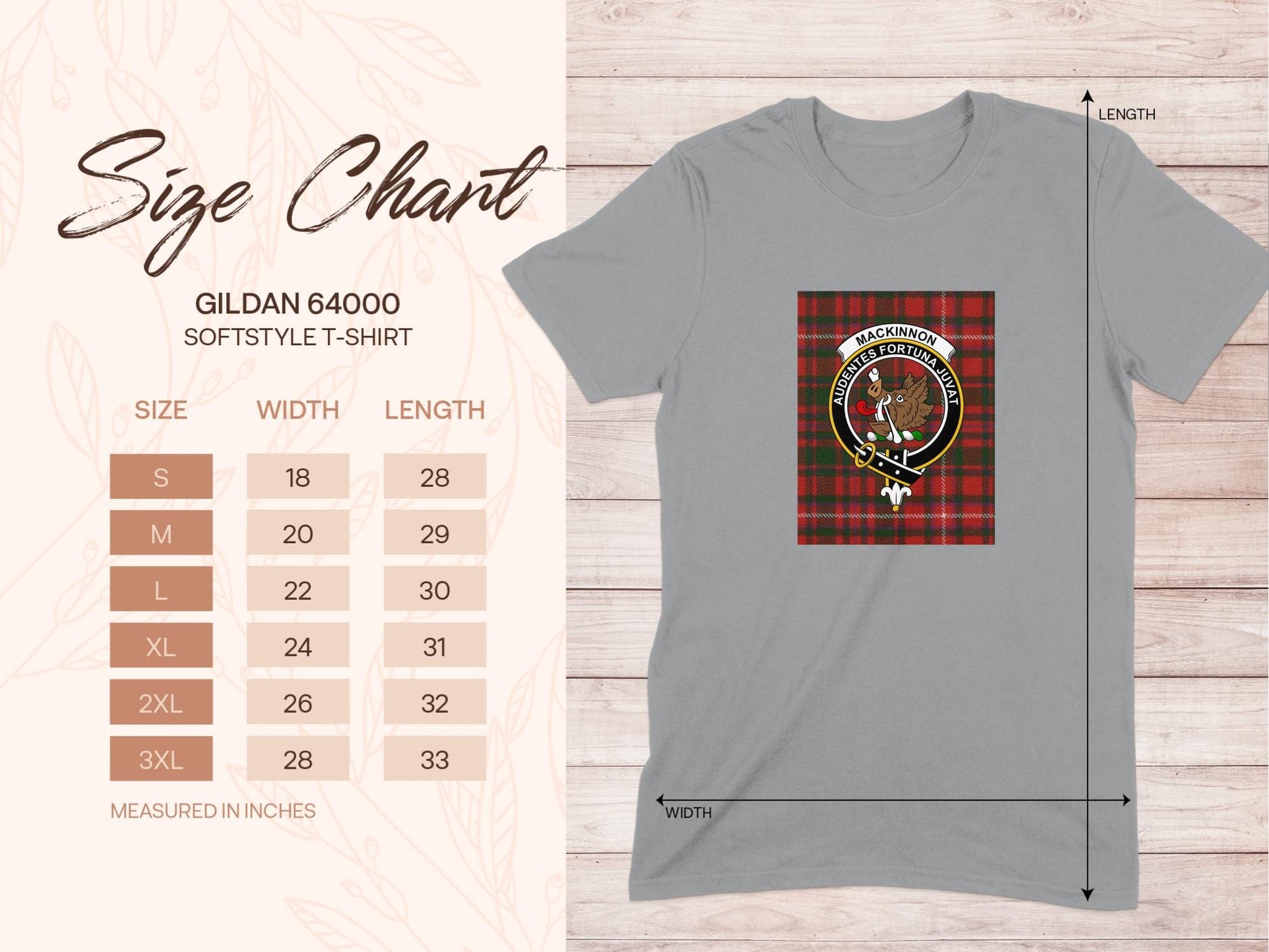 Physical Item Mackinnon Clan Scottish Tartan Crest Unisex T-Shirt