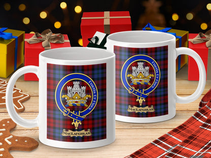 Physical Item MacLaughlan Clan Scottish Tartan Crest Mug