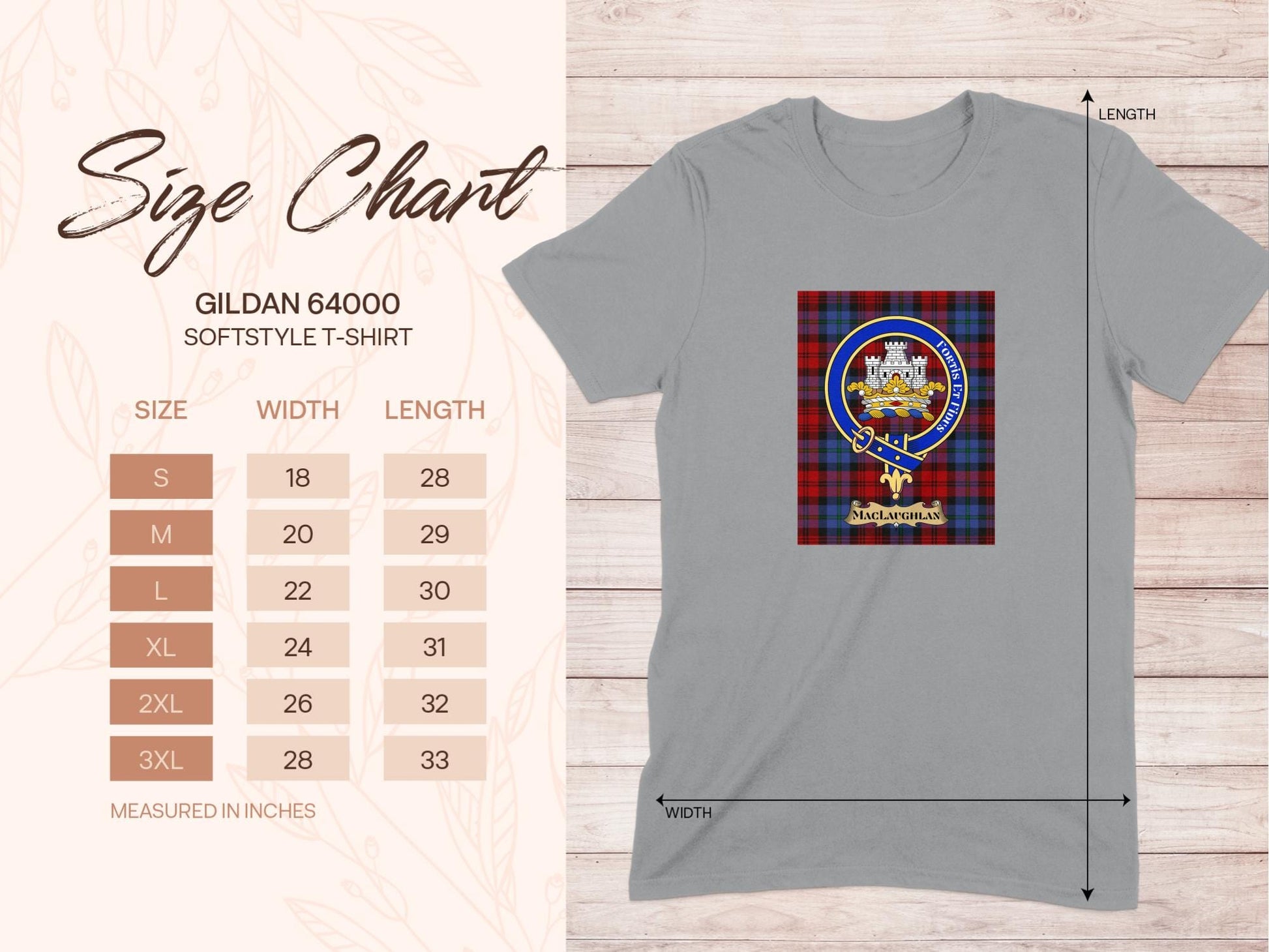 Physical Item Maclaughlan Clan Scottish Tartan Crest Unisex T-Shirt