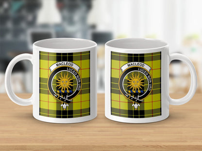 Physical Item MacLeod Clan Scottish Tartan Crest Mugs