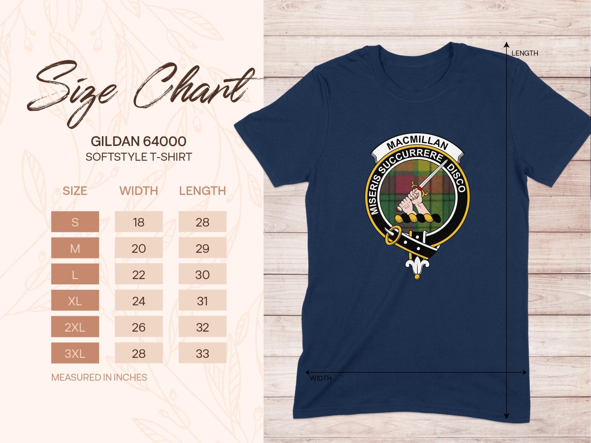 MacMillan Clan Scottish Tartan Crest T-Shirt - Celtic Ancestry Gifts