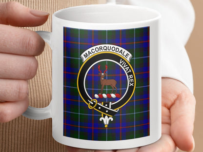 Physical Item Macorquodale Scottish Tartan Clan Crest Mugs