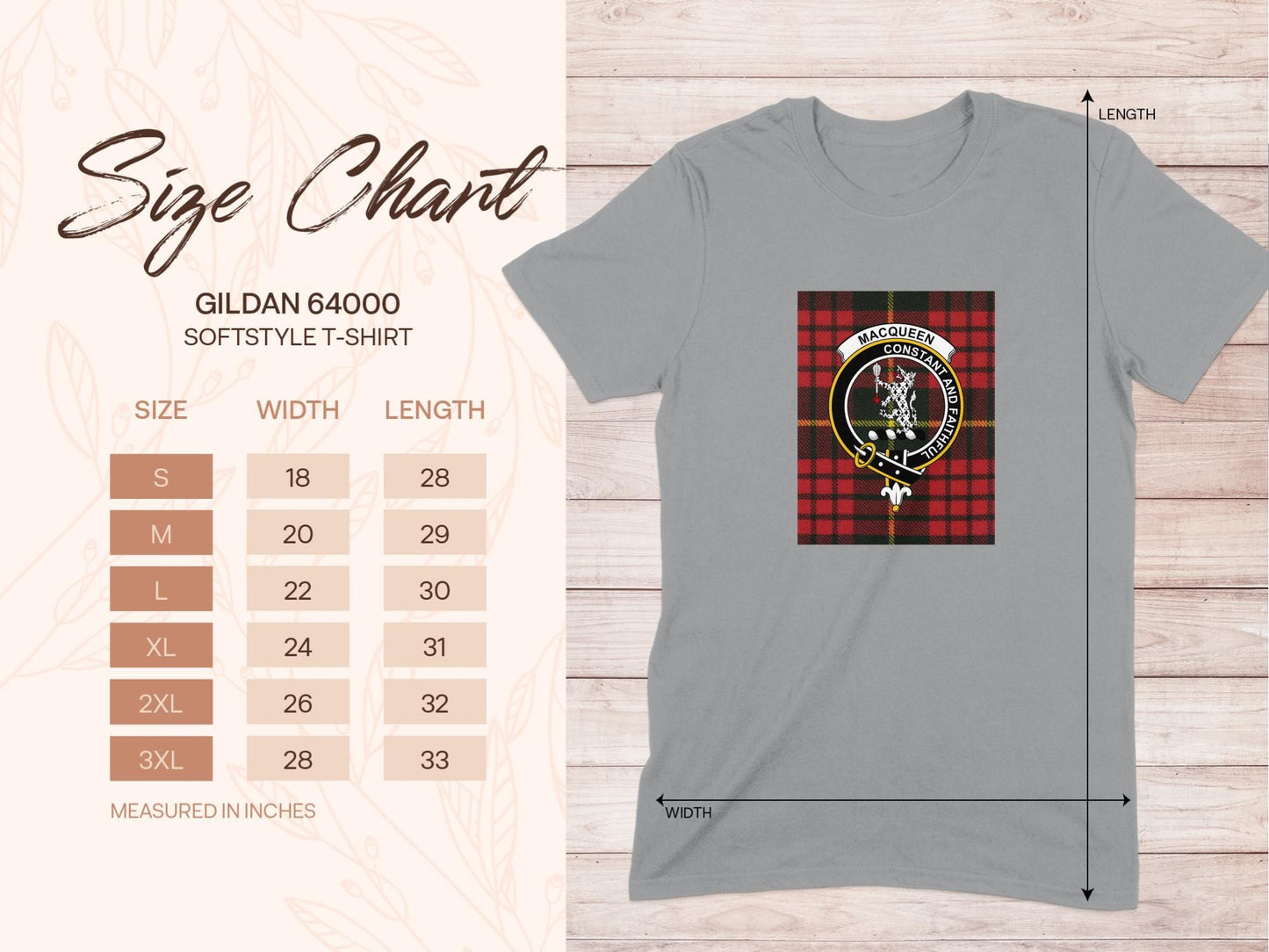 Physical Item Macqueen Clan Scottish Tartan Crest Unisex T-Shirt