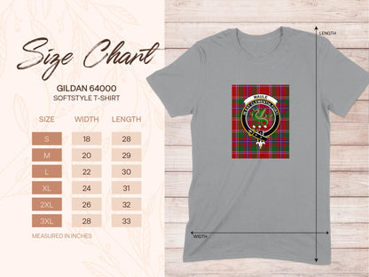 Physical Item Maule Clan Scottish Tartan Crest Unisex T-Shirt