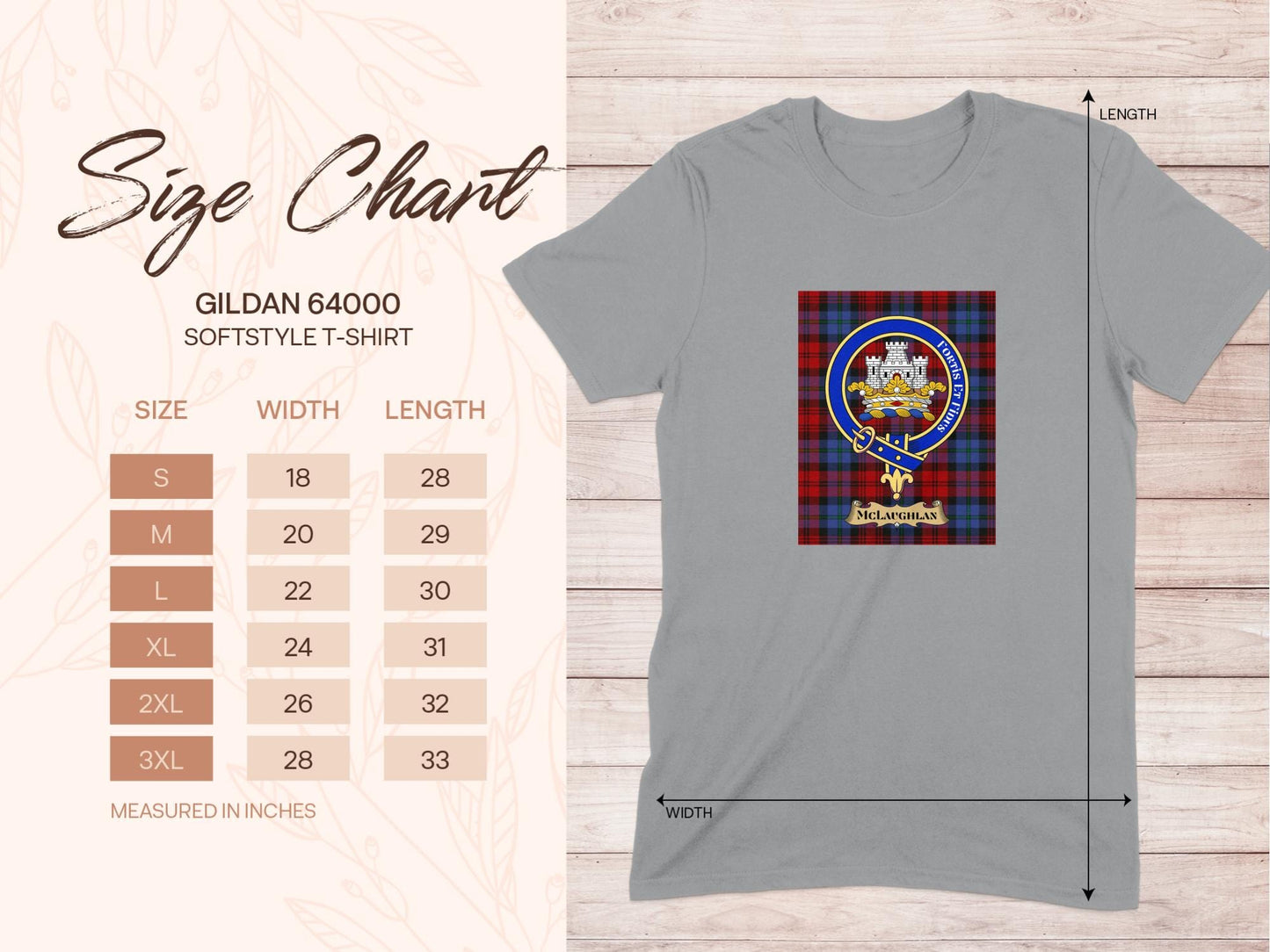 Physical Item Mclaughlan Clan Scottish Tartan Crest Unisex T-Shirt