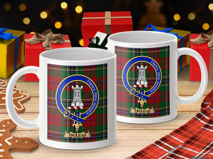 Physical Item McLean Clan Scottish Tartan Crest Mug