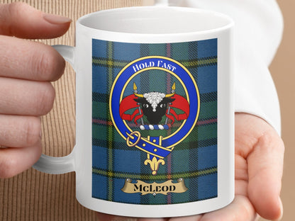 Physical Item McLeod Clan Scottish Tartan Crest Mugs