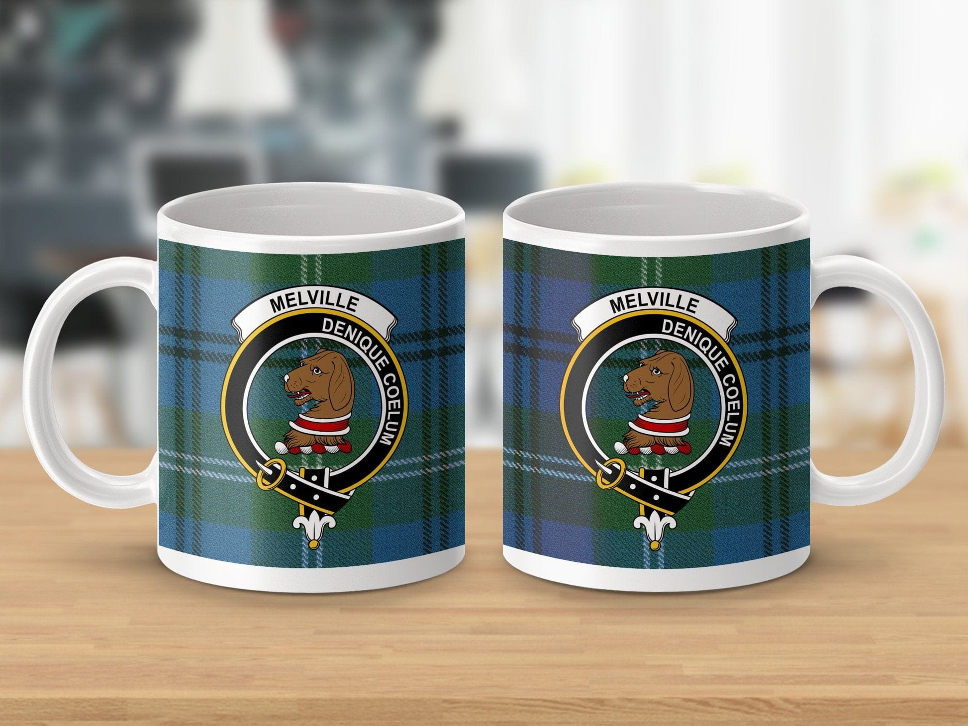 Physical Item Melville Clan Scottish Tartan Mug