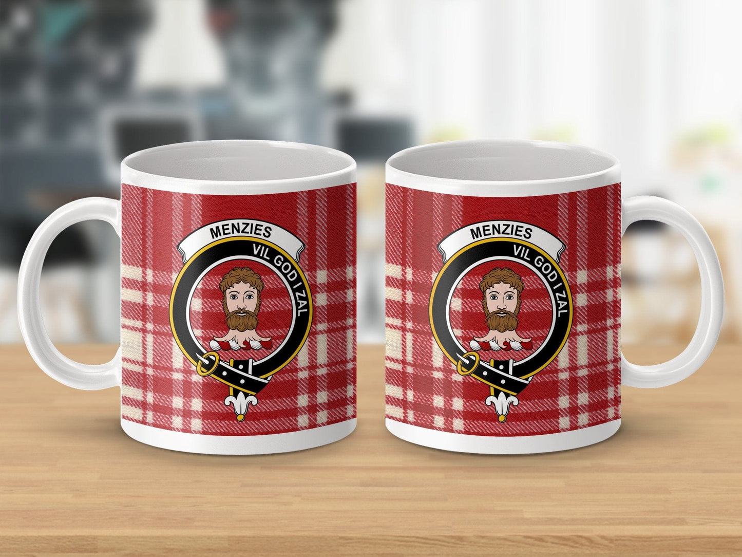 Physical Item Menzies Clan Scottish Tartan Mug