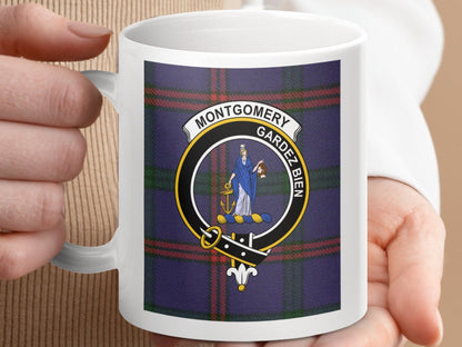 Physical Item Montgomery Clan Scottish Tartan Crest Mugs