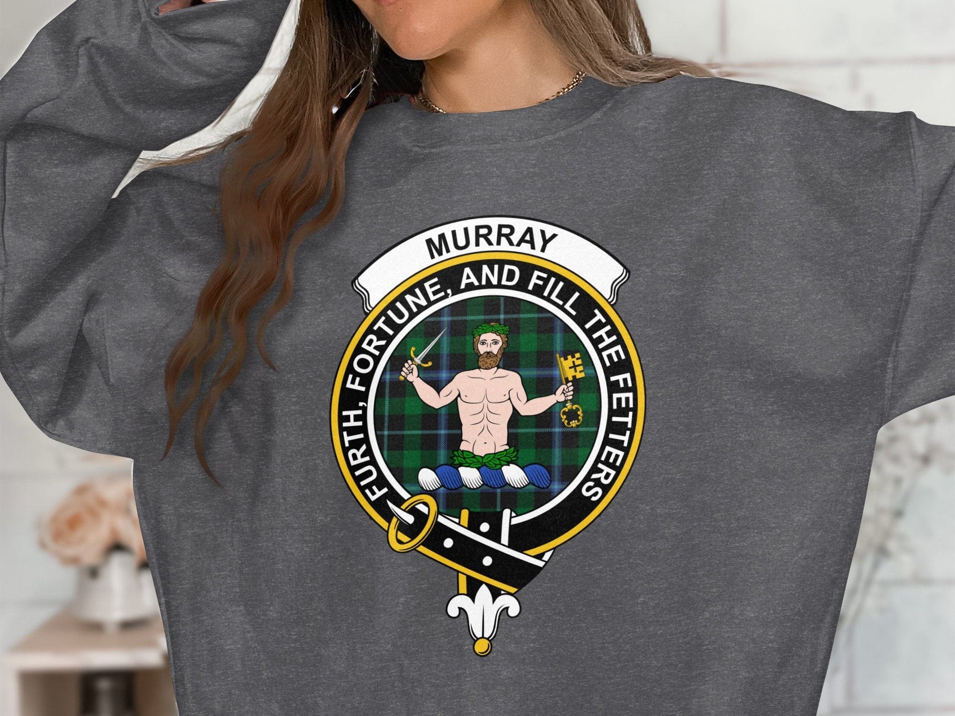 Physical Item Murray Clan Furth Fortune Fill Fetters long sleeve tee sweatshirt hoodie