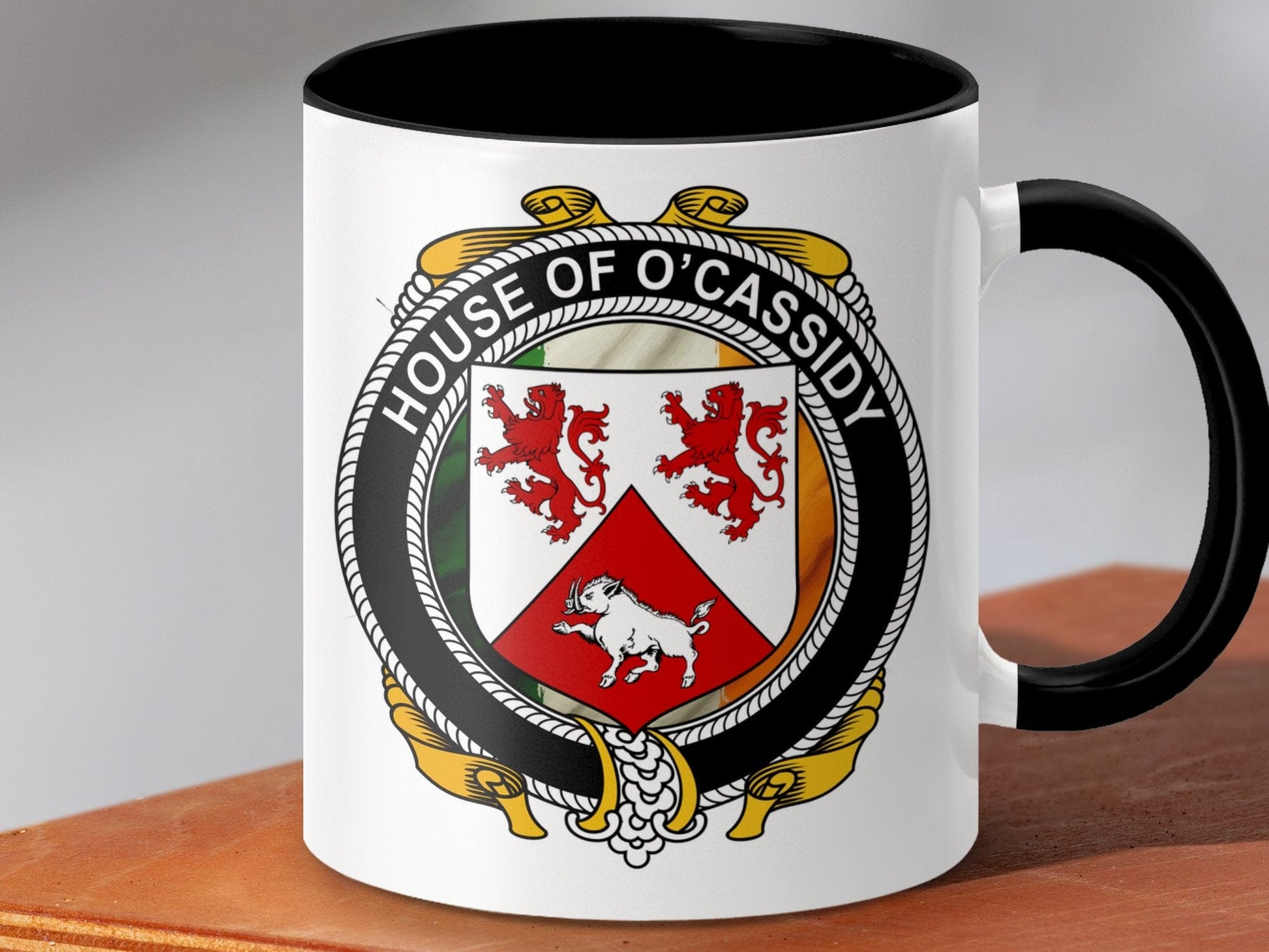 Physical Item O'Cassidy Irish Crest Emblem Heritage Mug