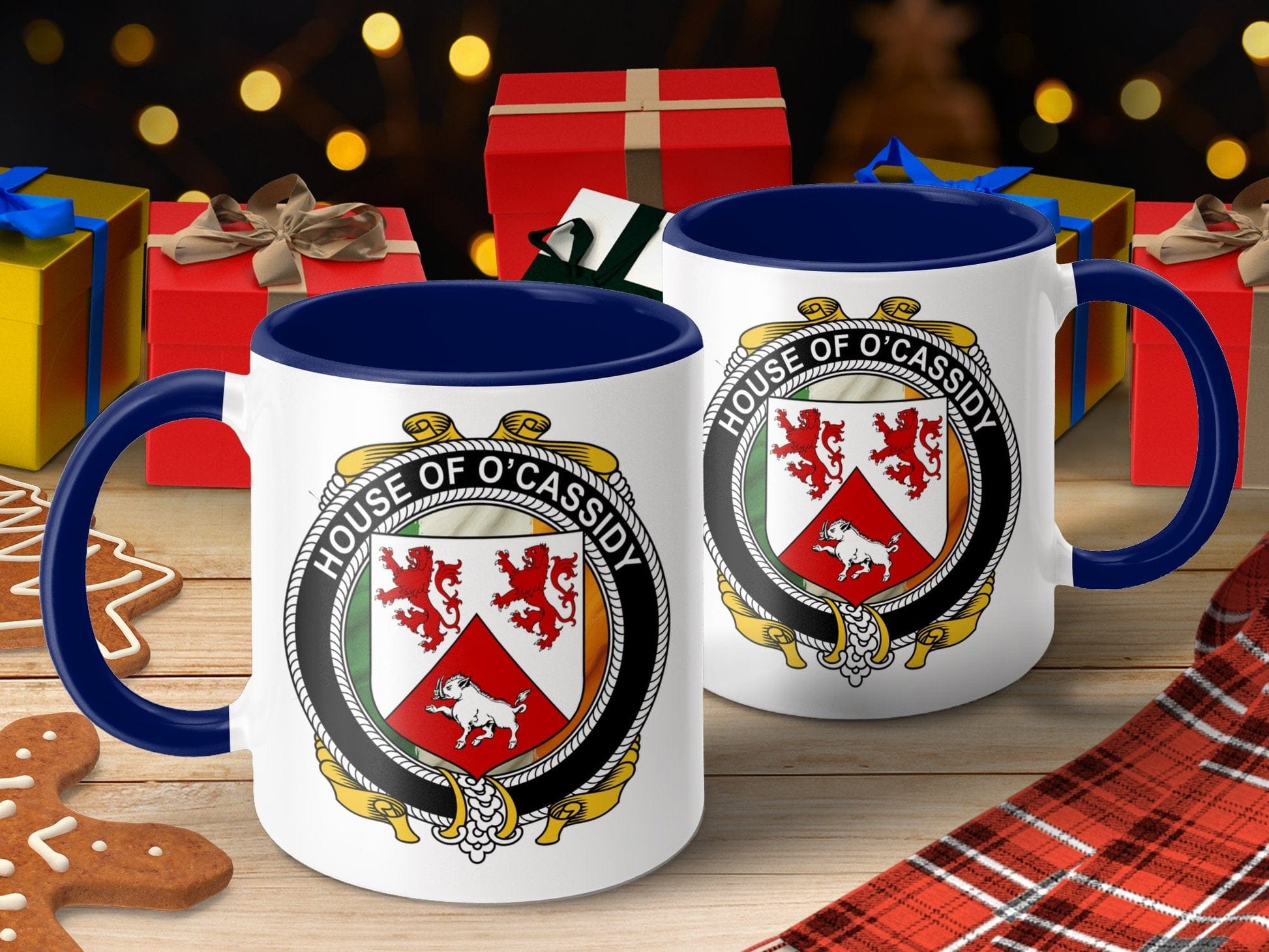 Physical Item O'Cassidy Irish Crest Emblem Heritage Mug