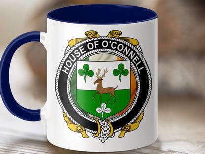 Physical Item O'Connell Surname Irish Coat of Arms Design Mug