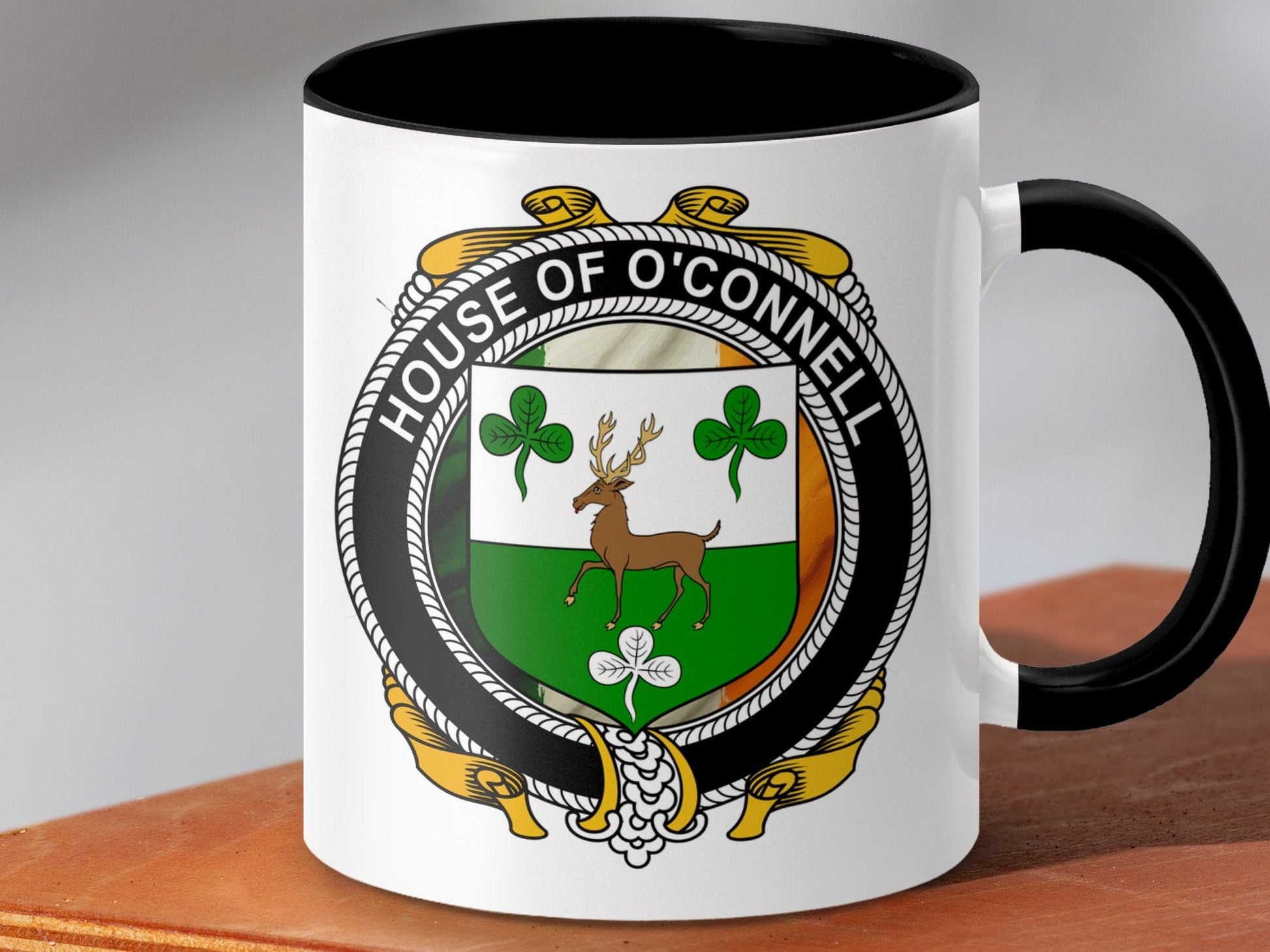 Physical Item O'Connell Surname Irish Crest Heritage Mug