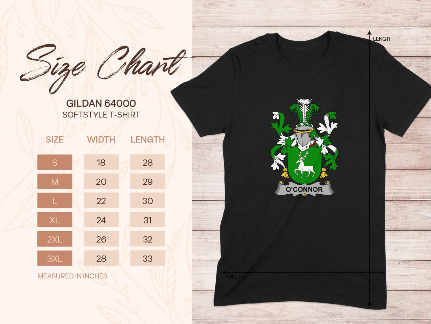 Physical Item O'Connor Surname Irish Heraldry Unisex T-Shirt