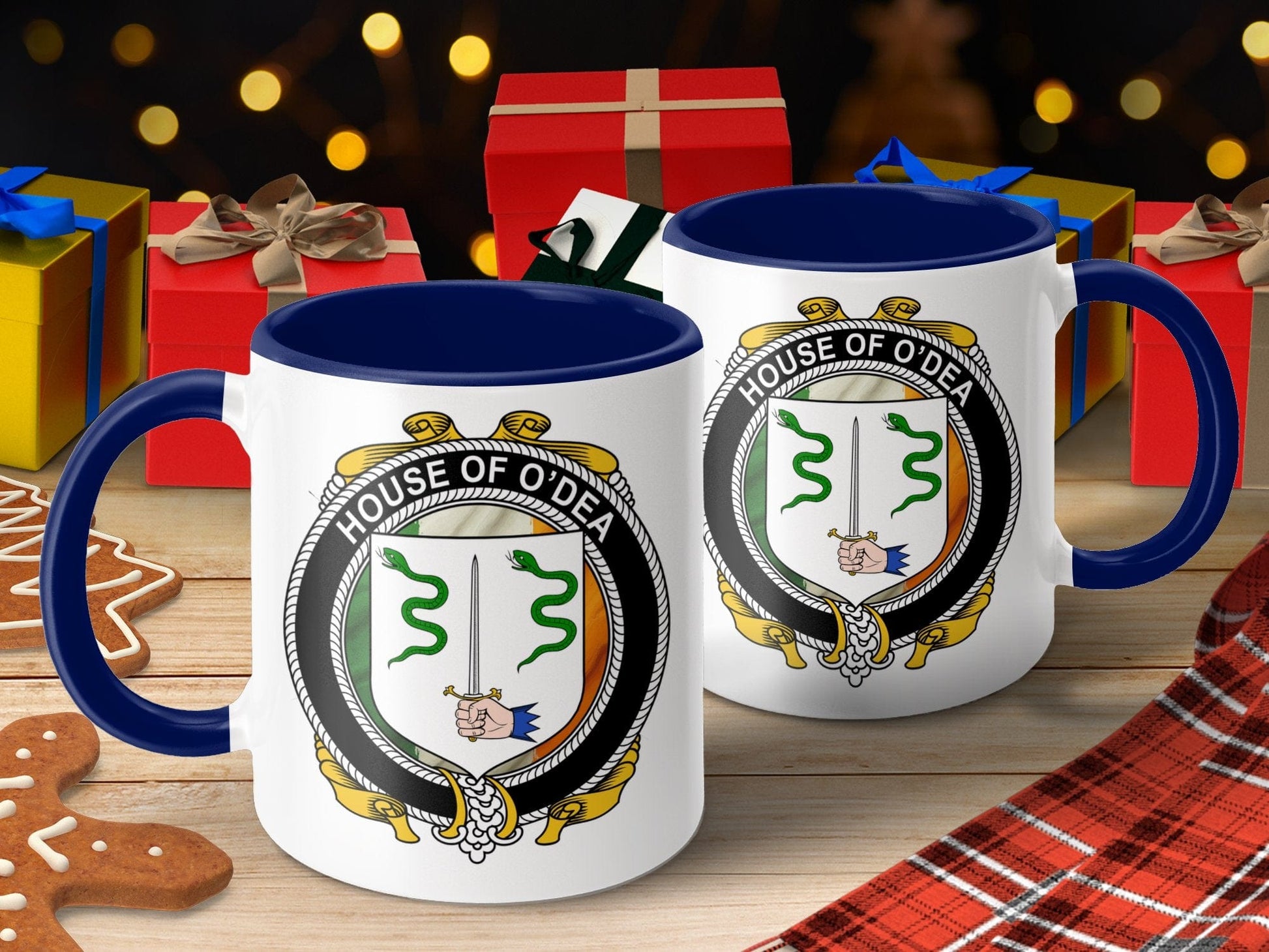 Physical Item O'Dea Surname Irish Crest Heritage Coffee Mug