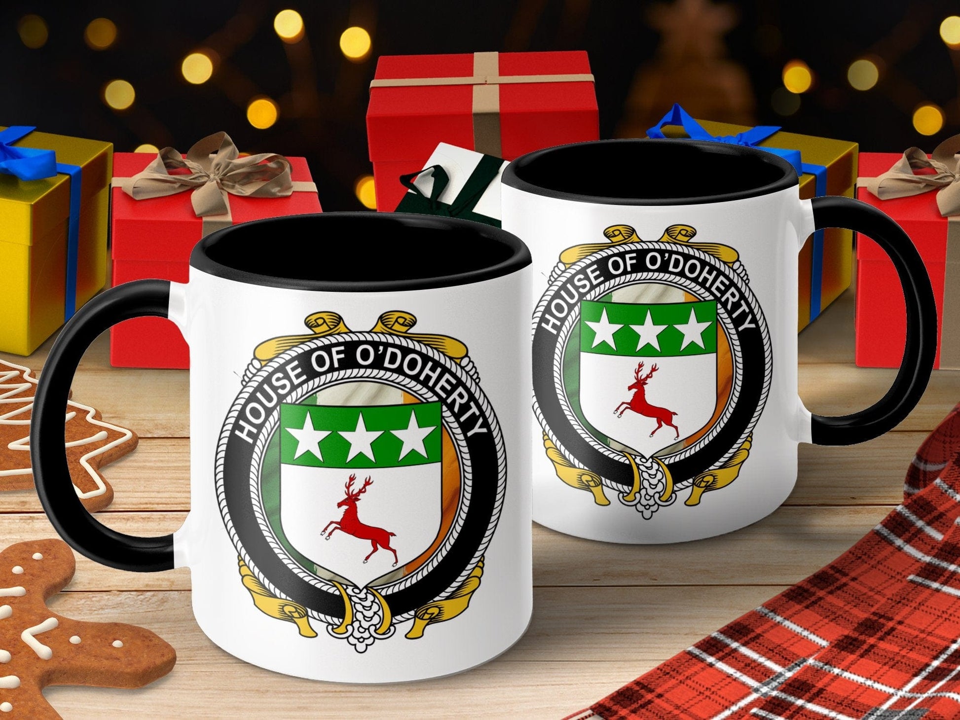 Physical Item O'Doherty Irish Coat of Arms Crest design mug