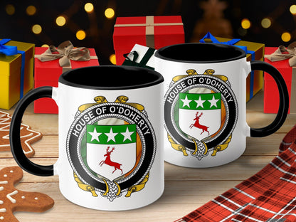 Physical Item O'Doherty Irish Coat of Arms Crest design mug