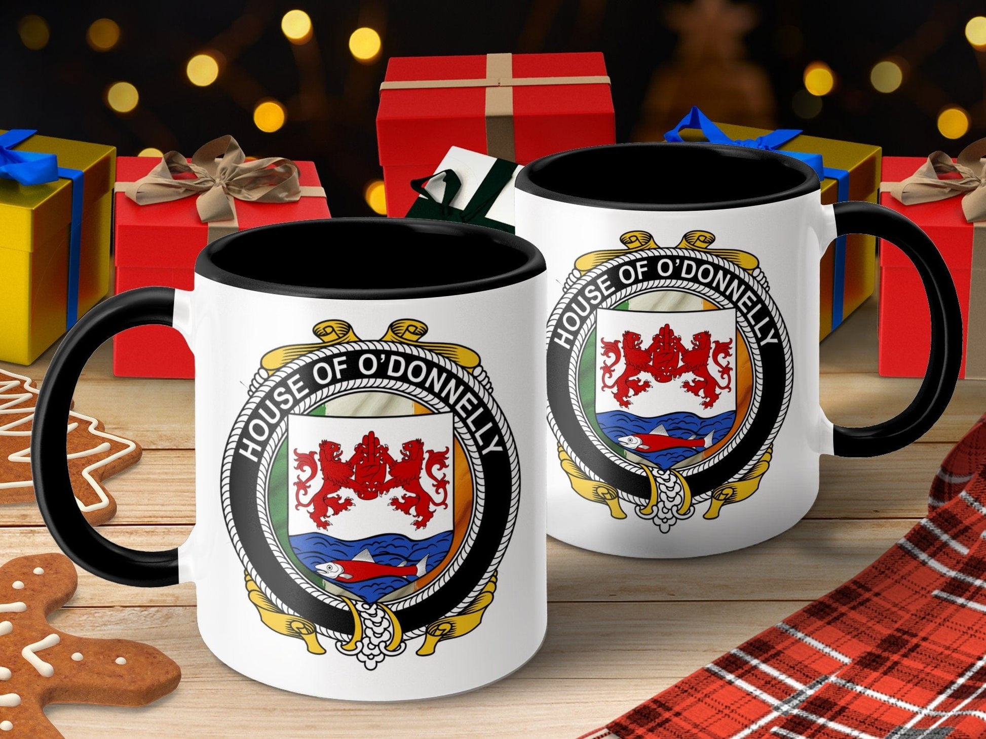 Physical Item O'Donnelly Family Crest Coat of Arms Irish Mug