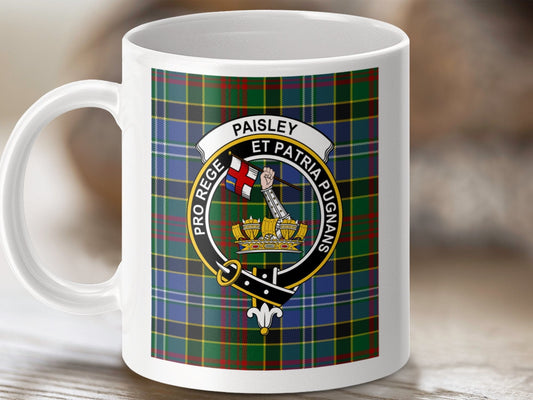 Physical Item Paisley Clan Scottish Tartan Crest Mugs