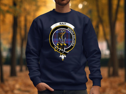 Physical Item RAIT Spero Meliora Scottish Clan Crest long sleeve tee sweatshirt hoodie