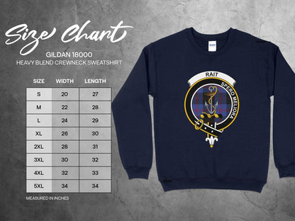 Physical Item RAIT Spero Meliora Scottish Clan Crest long sleeve tee sweatshirt hoodie