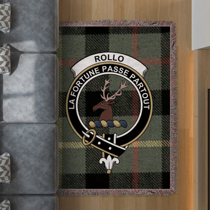 Physical Item Rollo Clan Scottish Tartan Woven Blanket