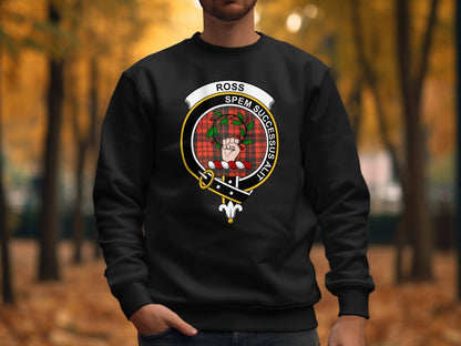 Physical Item Ross Spem Successus Alit Clan Crest long sleeve tee sweatshirt hoodie