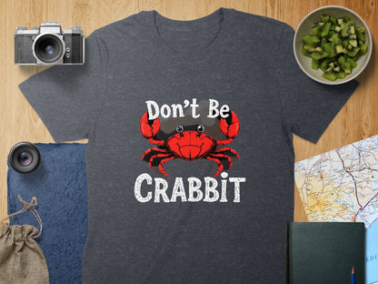 Physical Item S / Dark Heather Don't Be Crabbie Funny Scottish T-Shirts