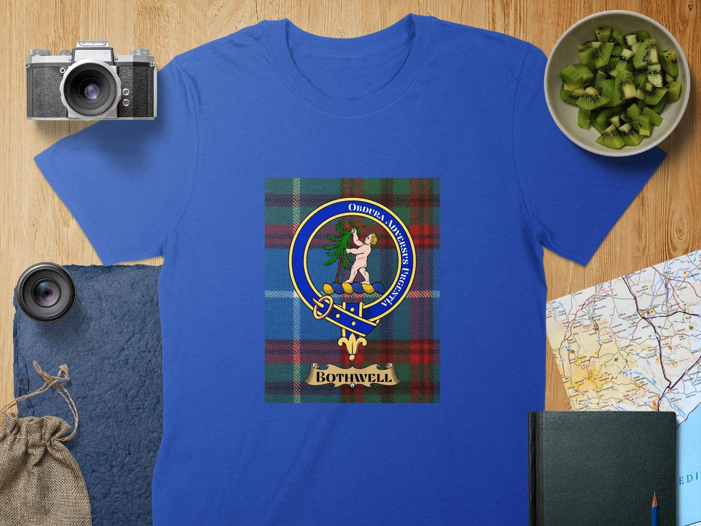 Physical Item S / Royal Bothwell Clan Scottish Tartan Crest Unisex T-Shirt