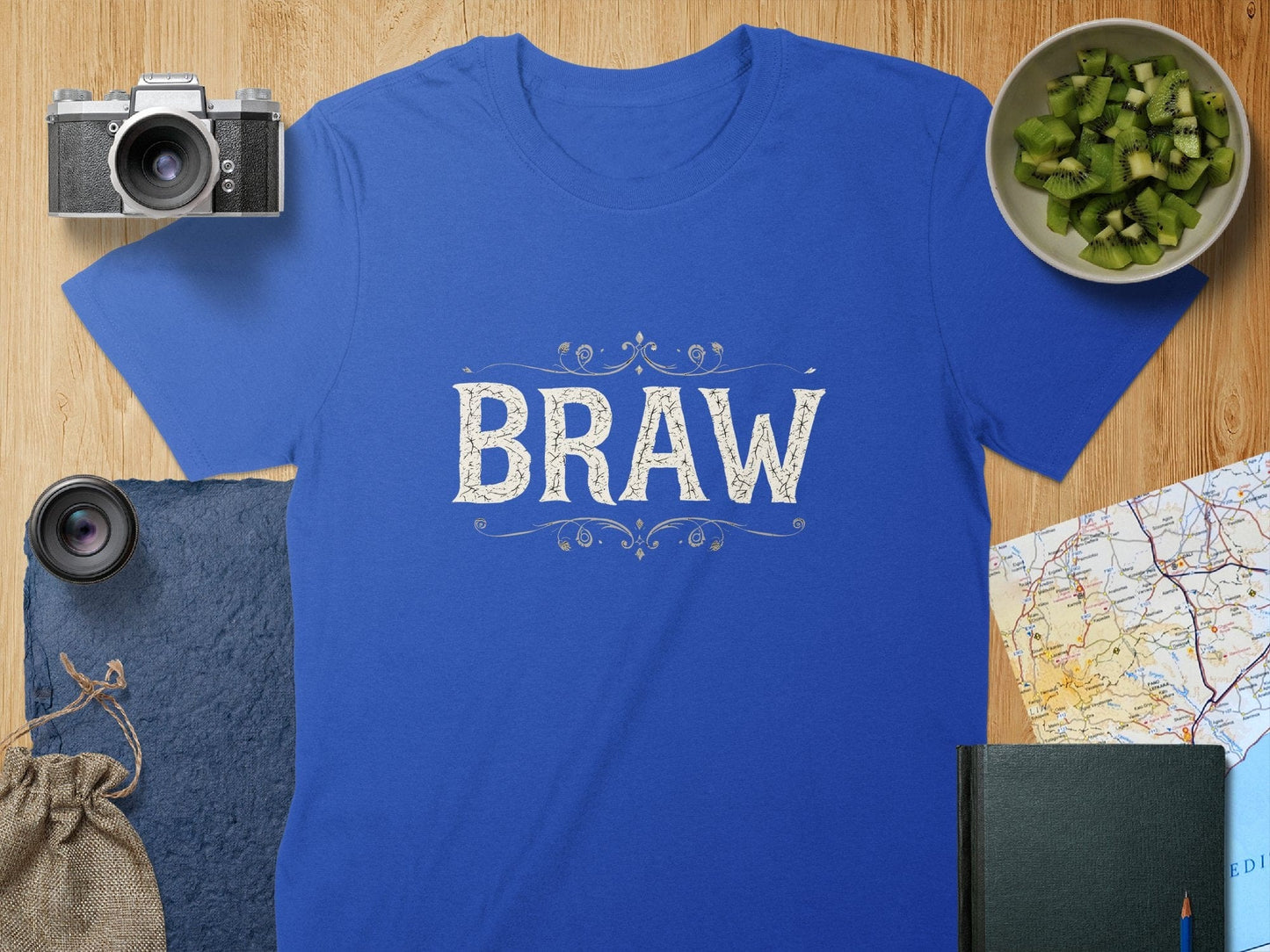 Physical Item S / Royal Braw Scottish Humor Graphic Tee for Fun Lovers T-Shirts