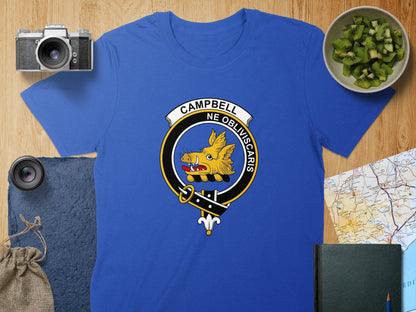 Physical Item S / Royal Campbell Clan Crest Scottish Unisex T-Shirt