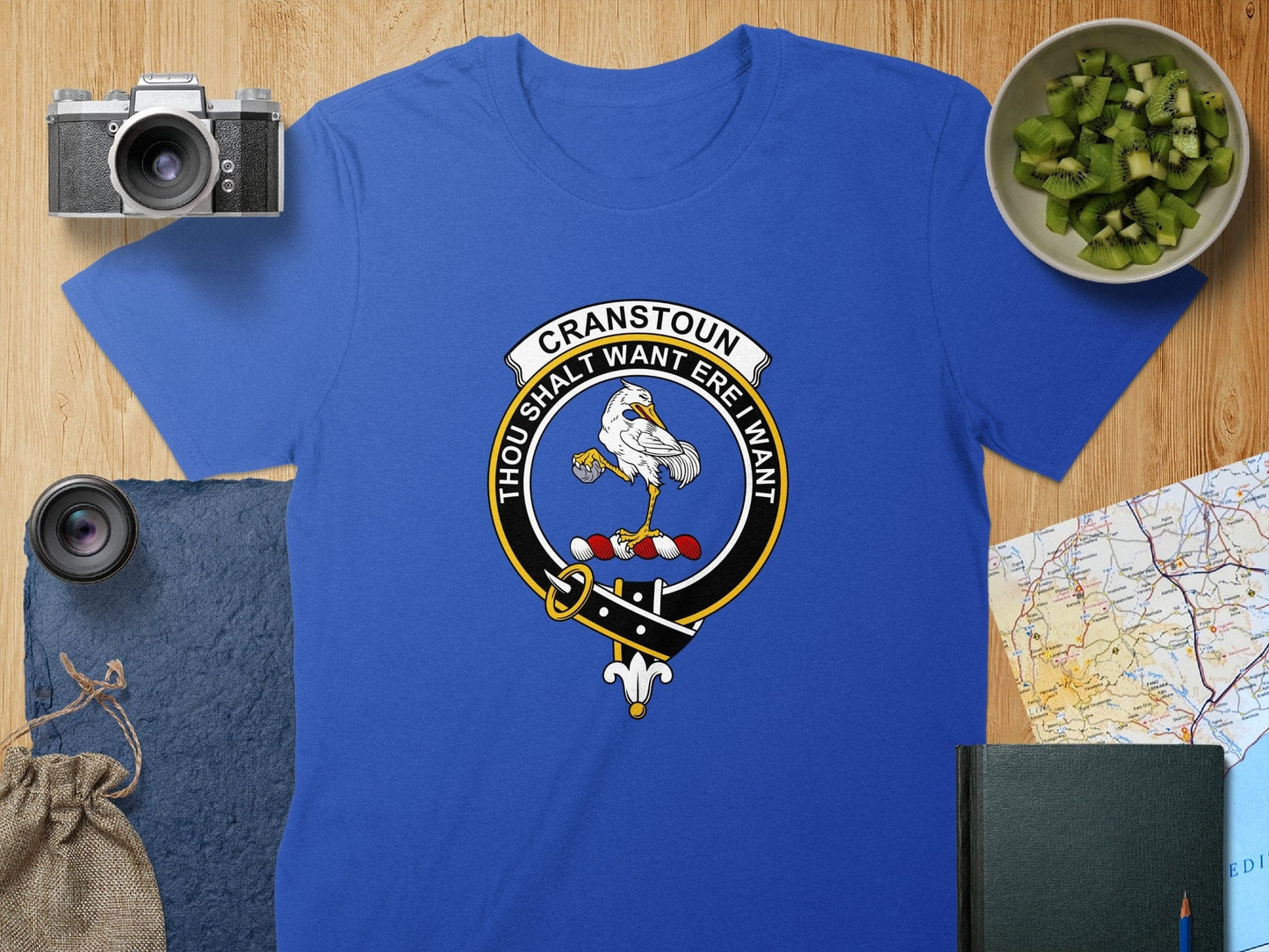 Physical Item S / Royal Cranstoun Clan Crest Thou Shalt Want Ere I Want T-Shirt