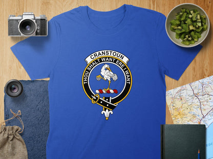 Physical Item S / Royal Cranstoun Clan Crest Thou Shalt Want Ere I Want T-Shirt