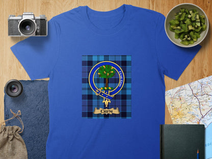 Physical Item S / Royal Crum Clan Scottish Tartan Crest Unisex T-Shirt