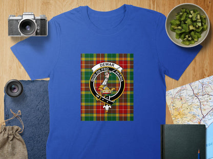 Physical Item S / Royal Dewar Clan Scottish Tartan Crest Unisex T-Shirt