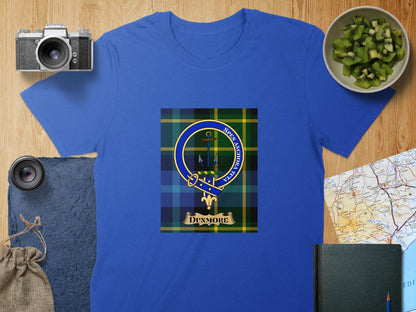 Physical Item S / Royal Dunmore Clan Scottish Tartan Crest Unisex T-Shirt